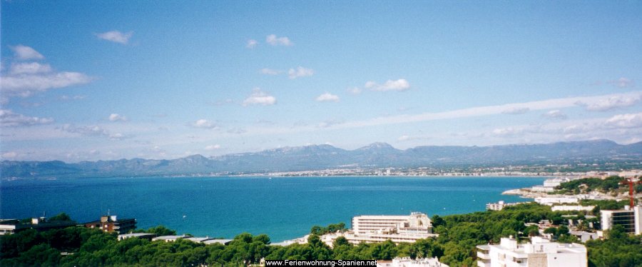 Blick �ber die Bucht von Salou